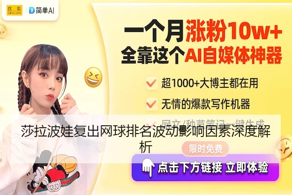 莎拉波娃复出网球排名波动影响因素深度解析